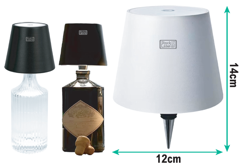 Lámpara Tapón para Botellas Recargable USB