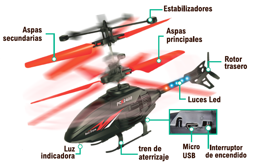 Voe alto com o novo helicóptero Apache RC