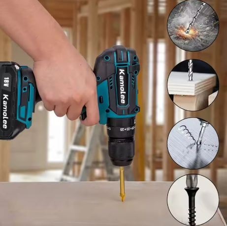 Taladro de Impacto Inalámbrico 48 V – Potencia y Precisión Profesional