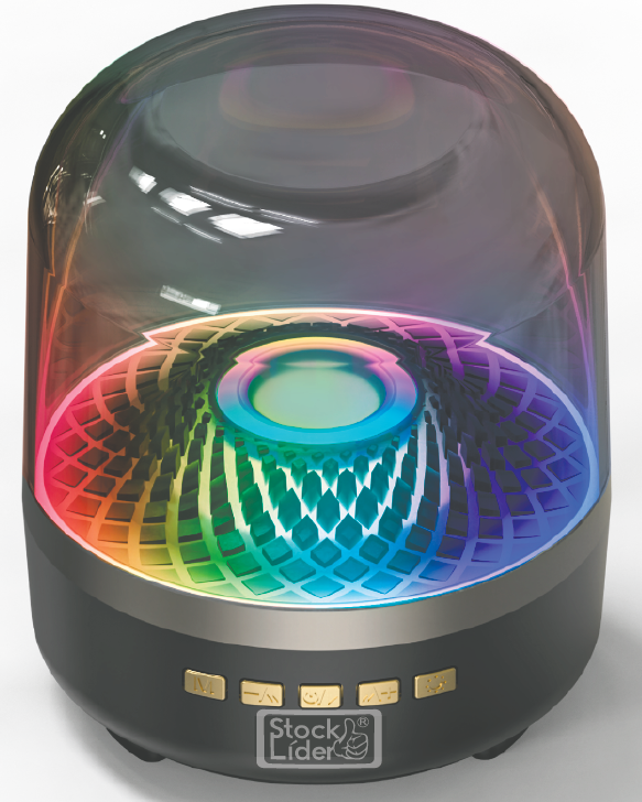 Altavoz Bluetooth RGB 360° – Sonido Potente y Luces que Marcan el Ritmo