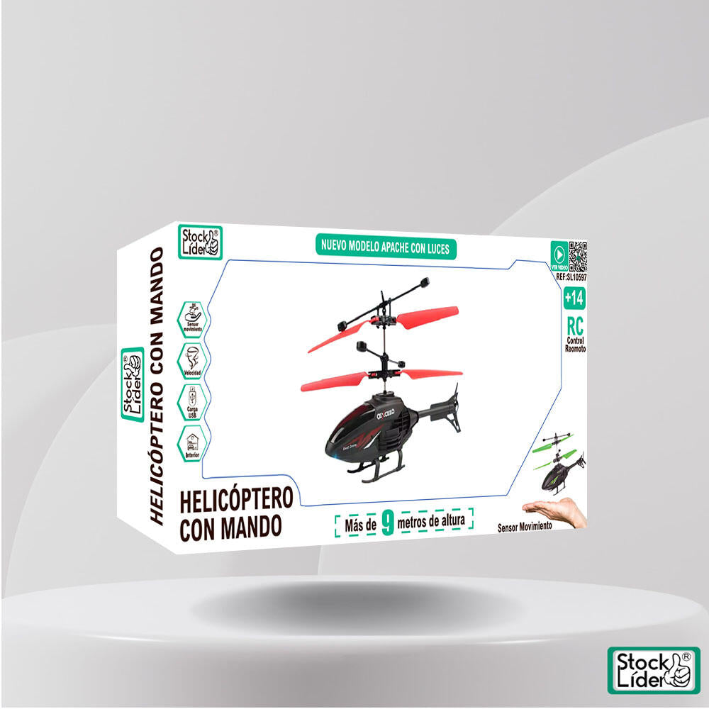 Voe alto com o novo helicóptero Apache RC