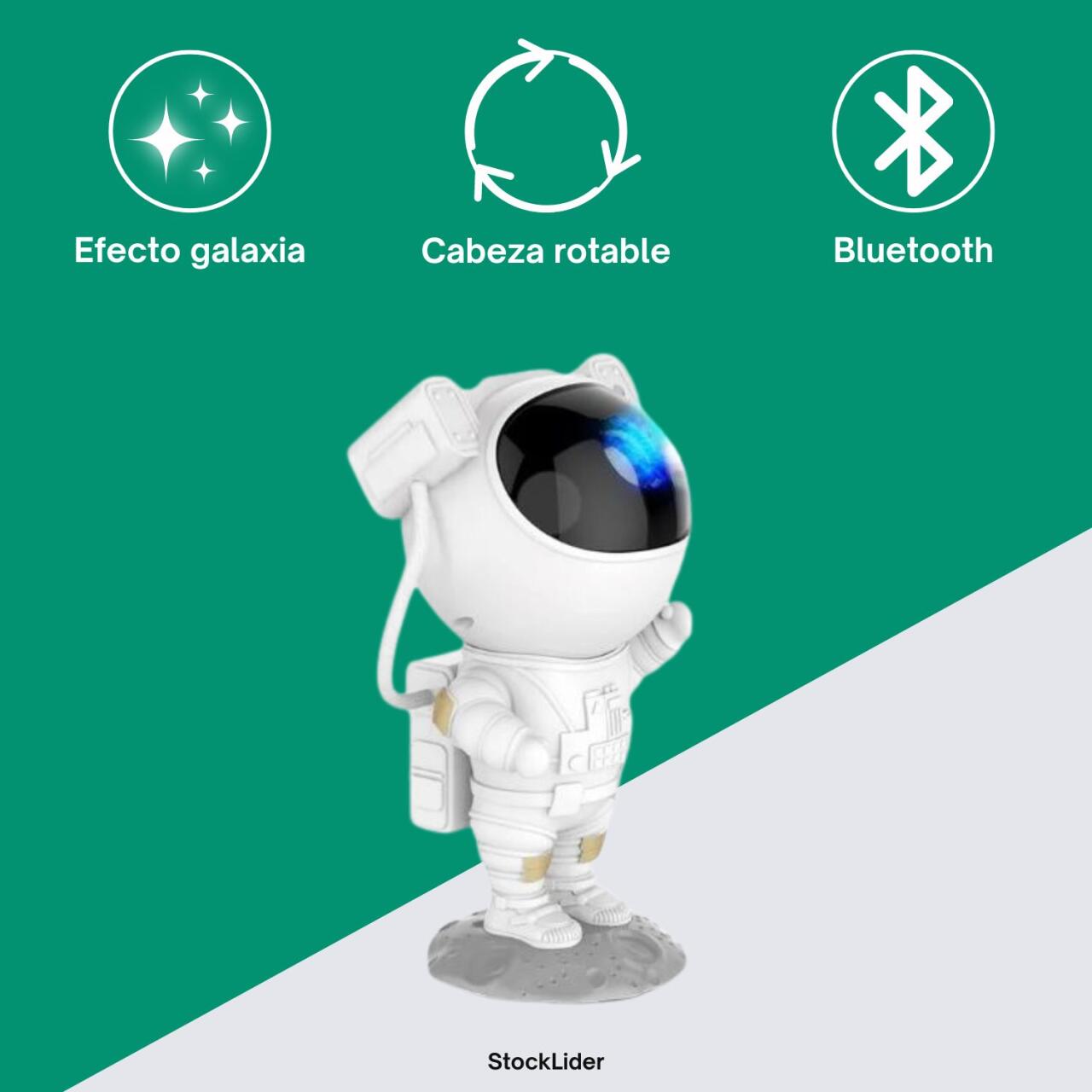 Proyector Galaxia Astronauta – Transforma Tu Habitación en un Universo de Sueños