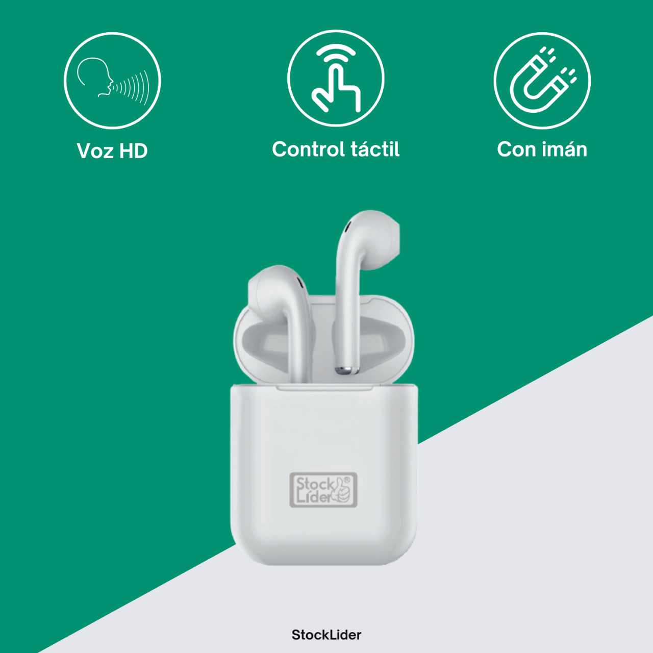 Auriculares Inalámbricos InPods 12 – Sonido Premium y Estilo Moderno