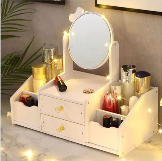 Caja Organizadora de Maquillaje con Compartimentos