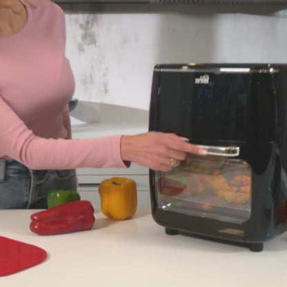 Freidora de Aire 3 en 1 Starlyf Air Oven 12L con Horno Rotisserie y Deshidratador – Tecnología Air Cycling, Pantalla LED Táctil