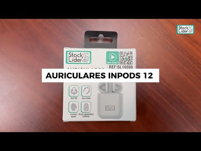 Auriculares Inalámbricos InPods 12 – Sonido Premium y Estilo Moderno