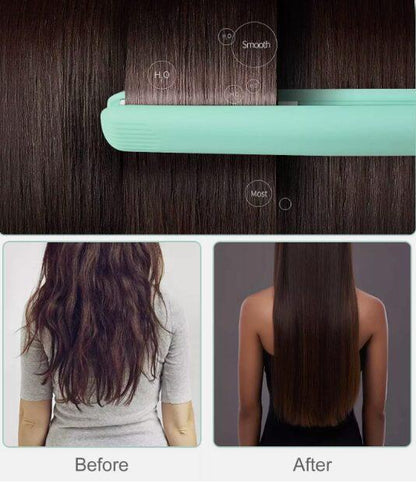 Mini Plancha de Pelo Portátil — Alisa y Moldea al Instante