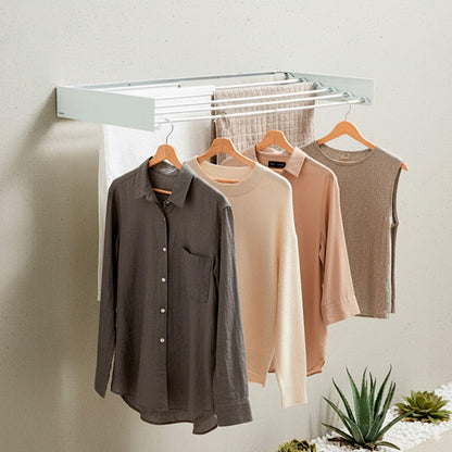 Tendedero de Pared Plegable Extensible Retráctil Dryva 100 InnovaGoods