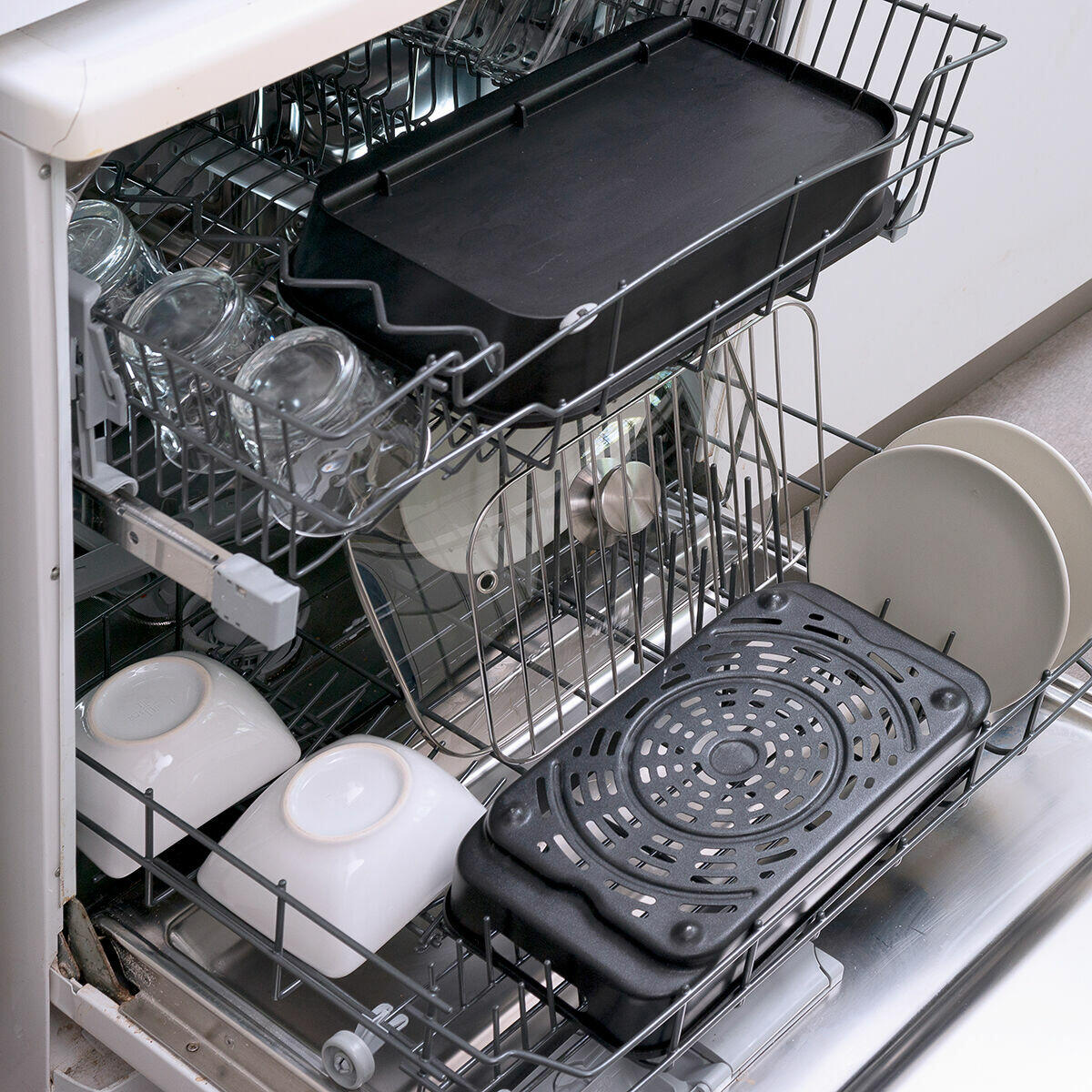 Freidora de Aire con Grill InnovaGoods Fryinn 12-in-1 6000 Negro Acero 3400 W 6 L