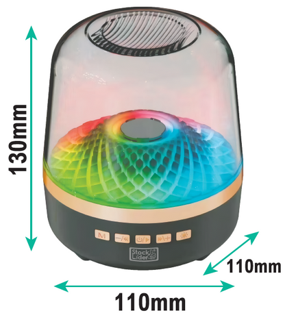 Altavoz Bluetooth RGB 360° – Sonido Potente y Luces que Marcan el Ritmo