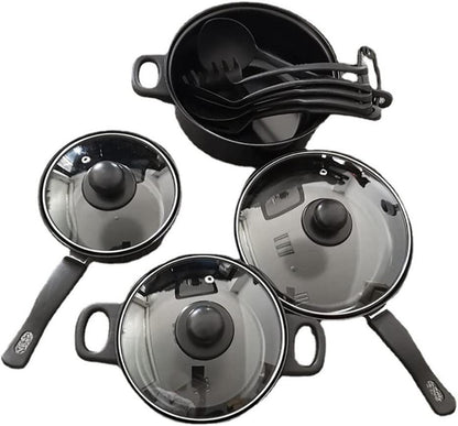 13 Pieces Cookware Set – Juego Completo de Utensilios de Cocina de Silicona Antiadherente