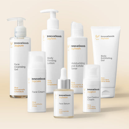 Pack de Rutina Facial y Corporal Rice InnovaGoods