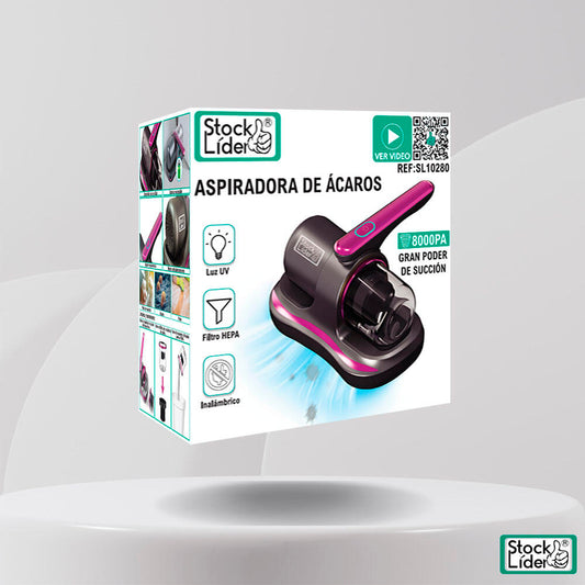 Aspiradora de Ácaros Ultrasónica – Succión Potente y Limpieza Profunda