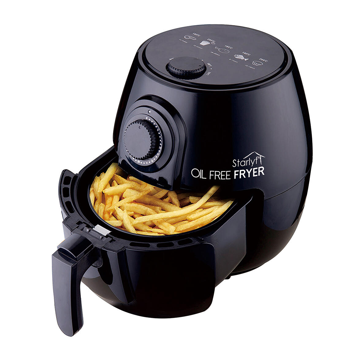 Starlyf Oil Free Fryer – Freidora de Aire sin Aceite 2,3L | Cocina Saludable, Rápida y Crujien